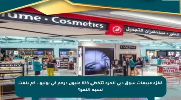 قفزة مبيعات سوق دبي الحرة تتخطى 638 مليون درهم في يوليو.. كم بلغت نسبة النمو؟